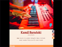 Tablet Screenshot of kamilbaranski.com